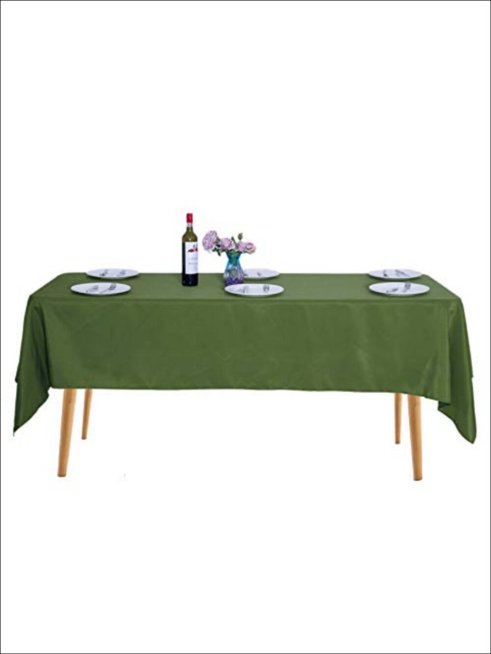 2pk 60x102 Rectangular Tablecloth Polyester Fabric Wedding Banquet